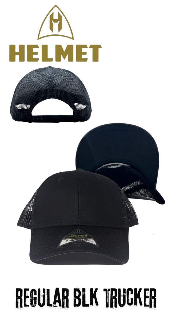Gorra Regular Negro Trucker