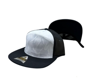 Helmet 7 Panel Blanco Malla Negro