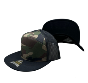 Helmet 7 Panel Jungle Camo Malla Negro