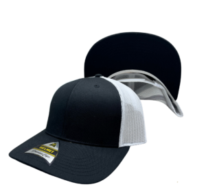 Helmet Regular Trucker Negro Malla Blanco