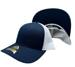 Helmet Regular Trucker Navy Malla Blanco