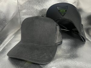 Helmet Gamuza 5 Panel Suede Trucker Curva Negro