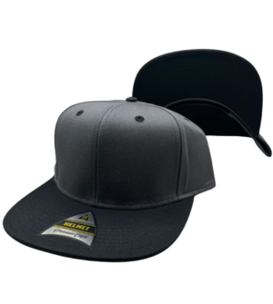 Helmet 6 Panel Gris Vicera Negro