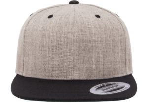 Yupoong 6089MT Jaspe/Negro