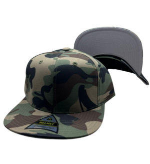 Helmet 6 Panel Snapback Jungle Camo
