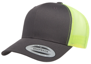 Yupoong 6606 Carbon/Verde Neon