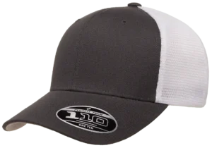 Flexfit 110 Malla Carbon con Blanco