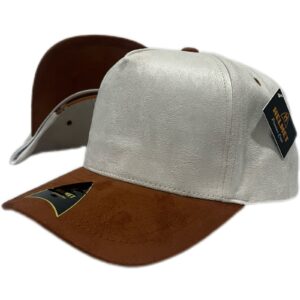 Helmet Gamuza 5 Panel Suede Curva Natural-Camel