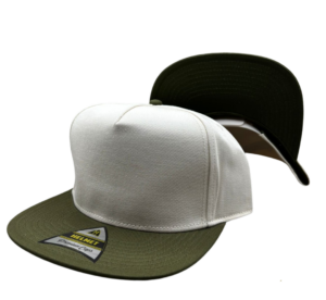 Helmet 5 Panel Natural Visor Verde