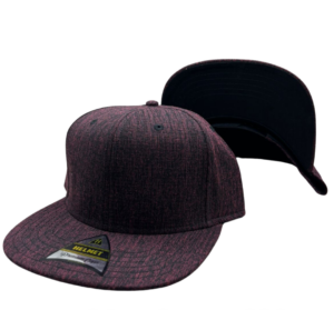 Helmet 6 Panel Jaspe Guinda