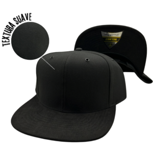 Helmet 6 Panel Negro Gamuza